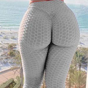 Scrunch Butt Gym Booty Lifting Leggings ( GREY)